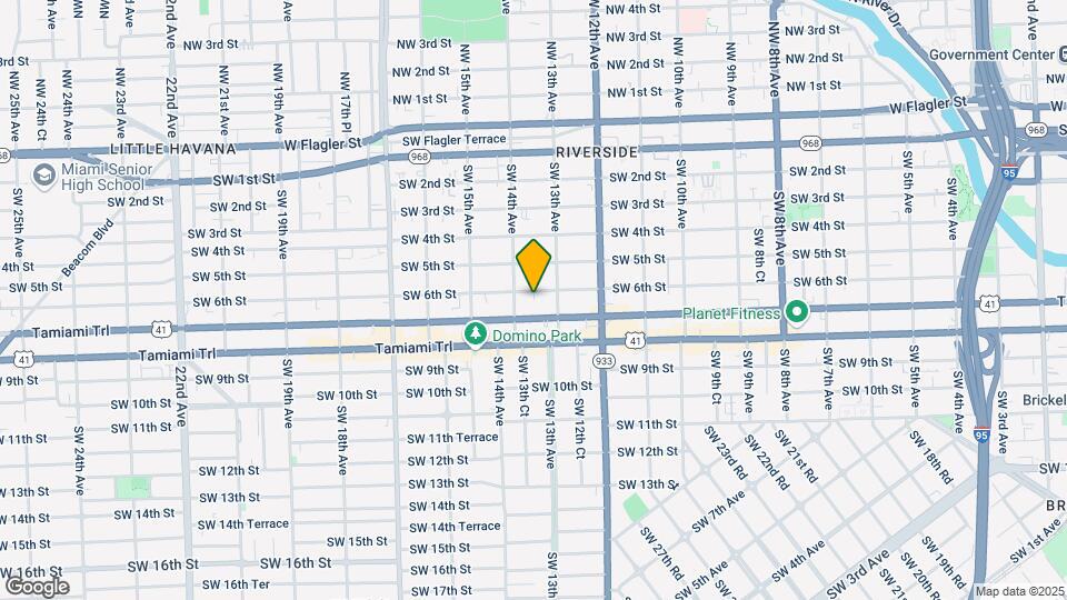 1326 SW 6th St Map and Location Details