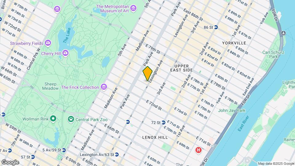 1036-1038 Lexington Ave Map and Location Details