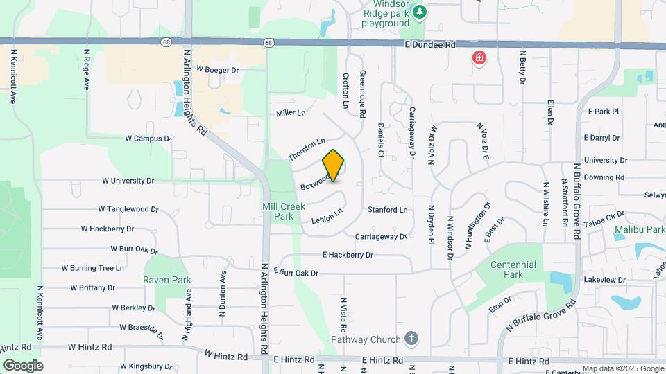 812 Saratoga Ln Map and Location Details