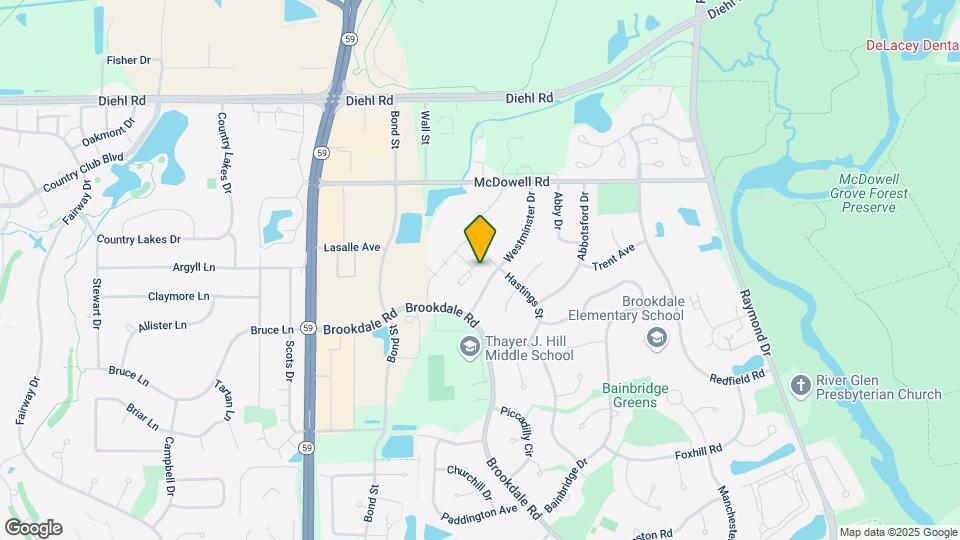 1527 Westminster Dr Map and Location Details