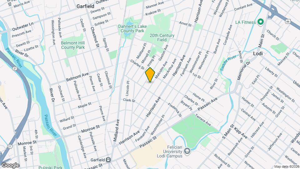 93 Malcolm Ave Map and Location Details