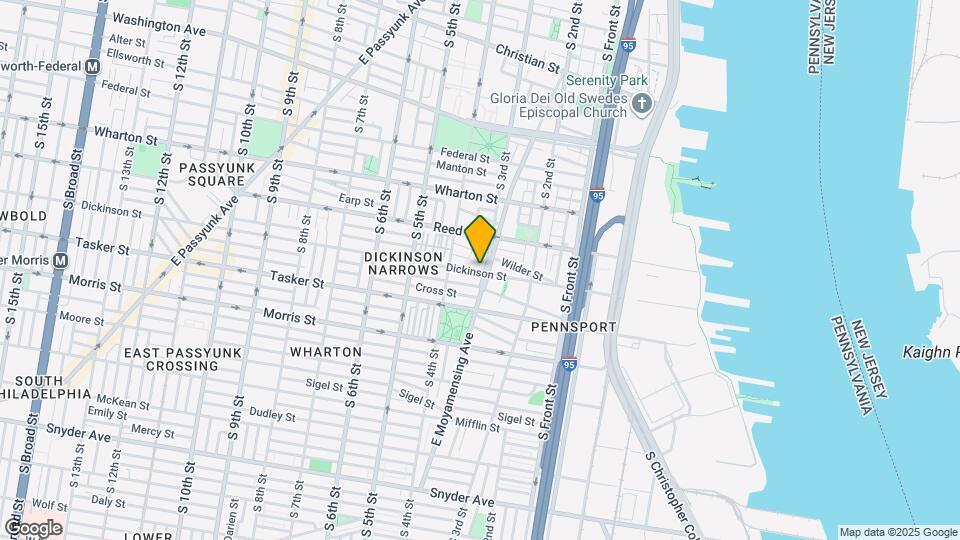 1410 E Moyamensing Ave, Unit Unit 3F Map and Location Details