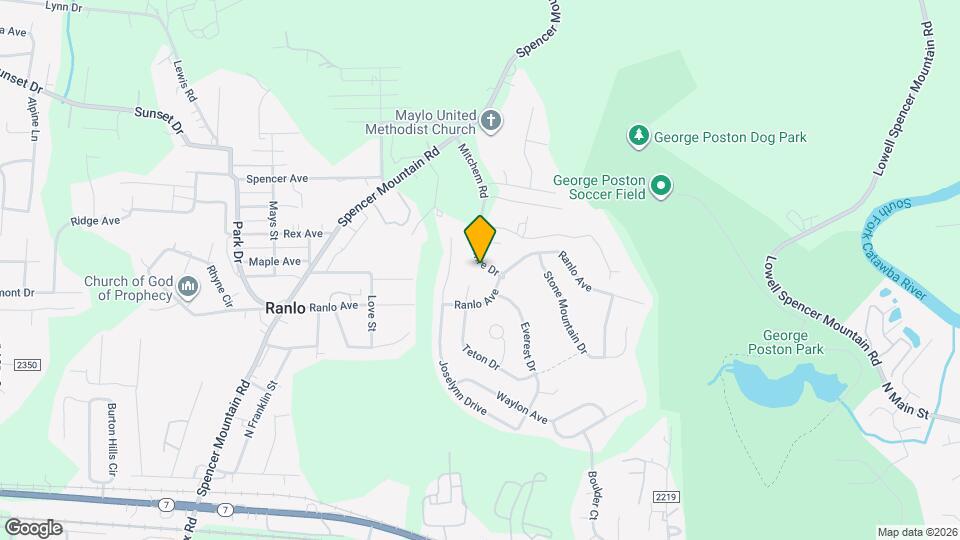 1040 Sapphire Dr Mapa y Detalles de la Ubicación