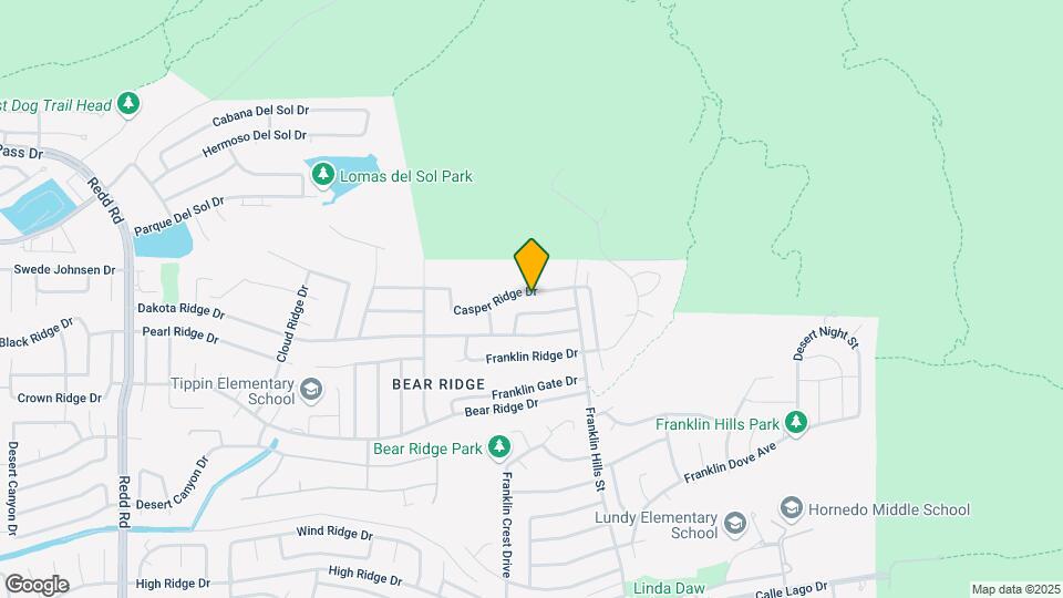 6340 Casper Ridge Dr Map and Location Details
