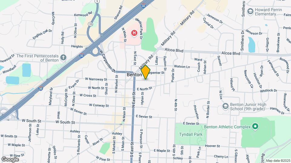311 E Narroway St Map and Location Details