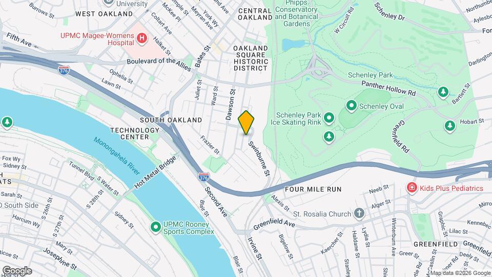 3621 Childs St Map and Location Details