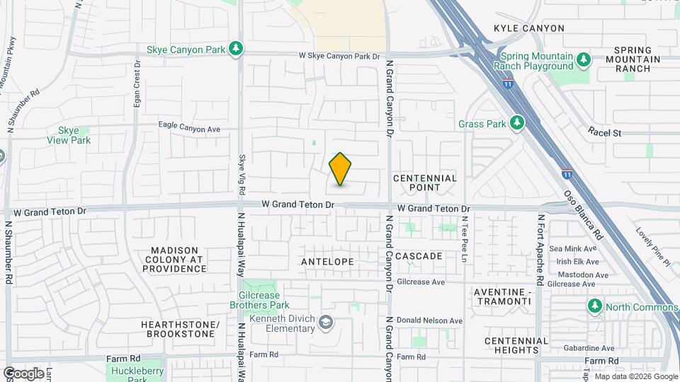 9726 Canyon Landing Ave Map and Location Details