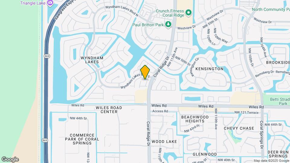 4782 NW 116th Terrace Map and Location Details