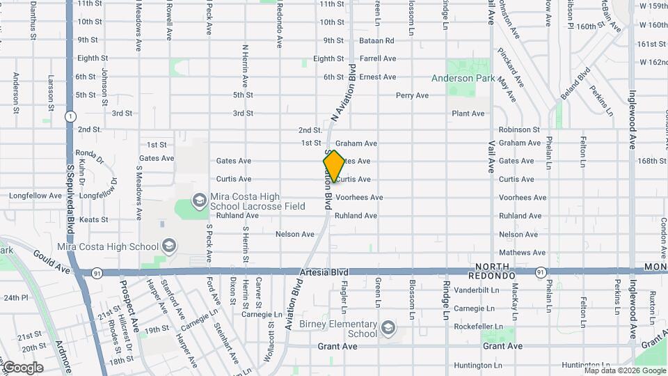 2402 Aviation Blvd, Unit D Mapa y Detalles de la Ubicación