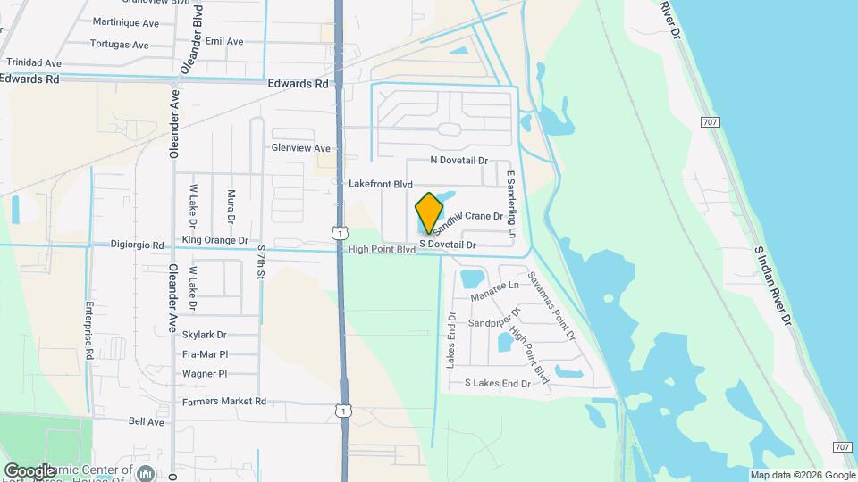 1791 S Dovetail Dr Map and Location Details