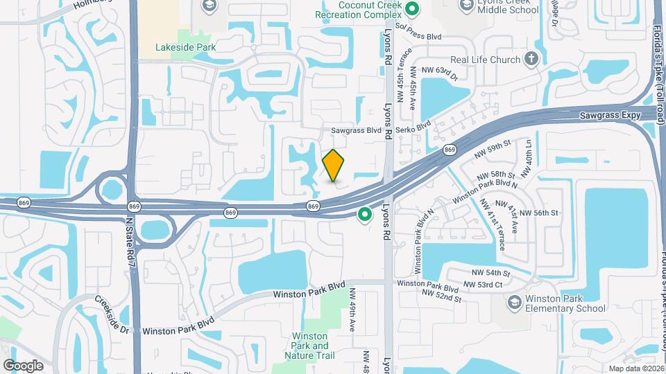 5703 NW 48th Ave Map and Location Details