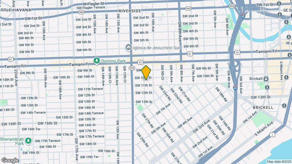 1027 SW 11th Ave Map and Location Details