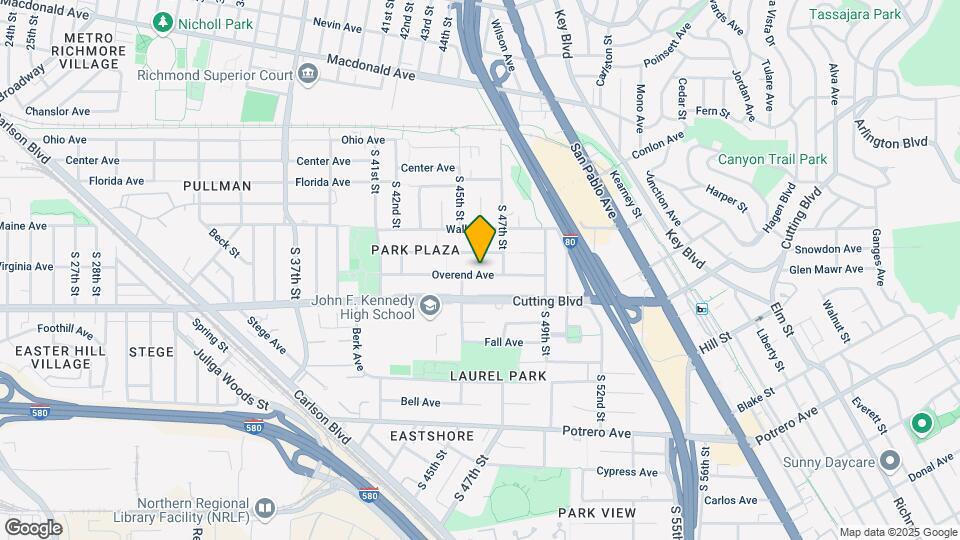 4527 Overend Ave Map and Location Details