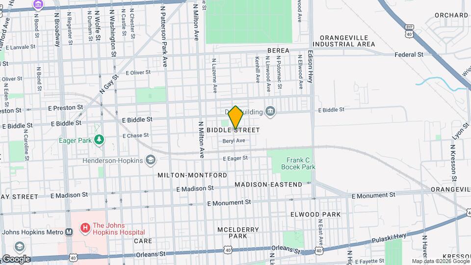 2702 Beryl Ave Map and Location Details