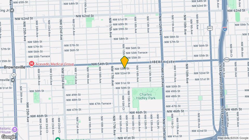 1500 NW 53rd St Map and Location Details