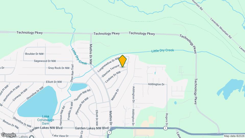 109 Lindsey Dr NW Map and Location Details