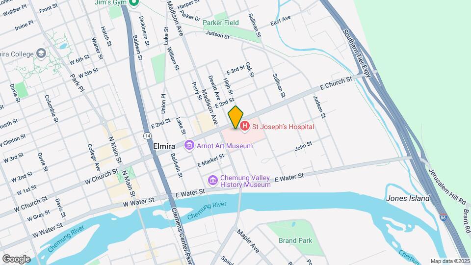 St. Joseph's Mapa y Detalles de la Ubicación
