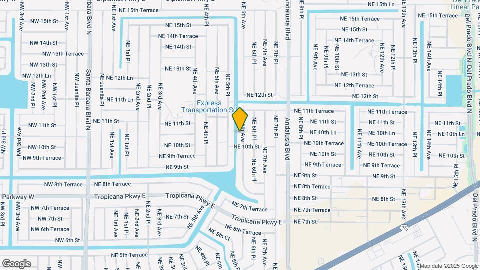1014 NE 6th Ave Map and Location Details