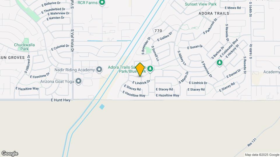 2039 E Saddlebrook Rd Map and Location Details