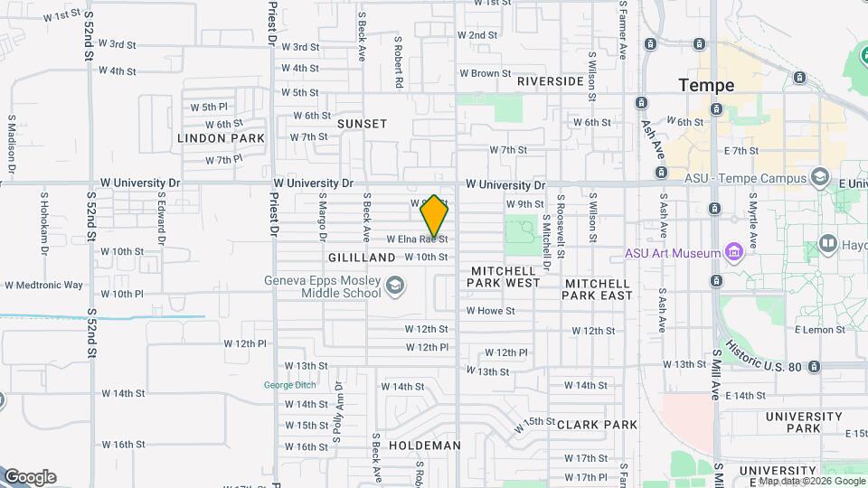 1029 W Elna Rae St Map and Location Details