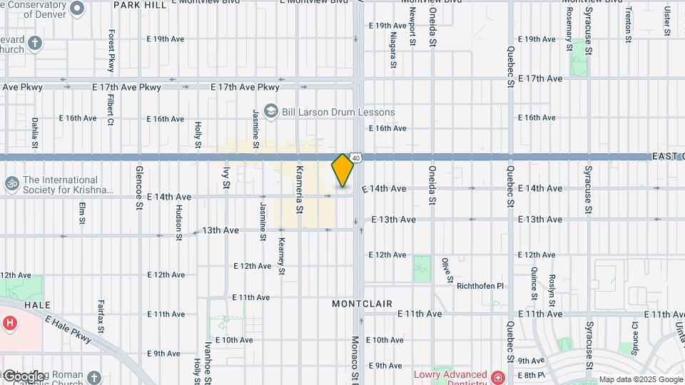 6405-6435 E 14th Ave Map and Location Details