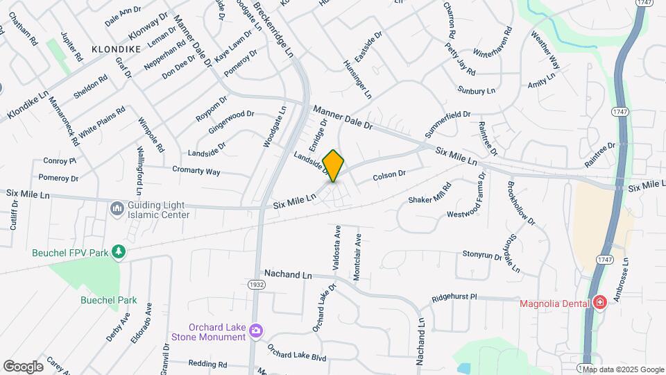 4500 Landside Dr Map and Location Details