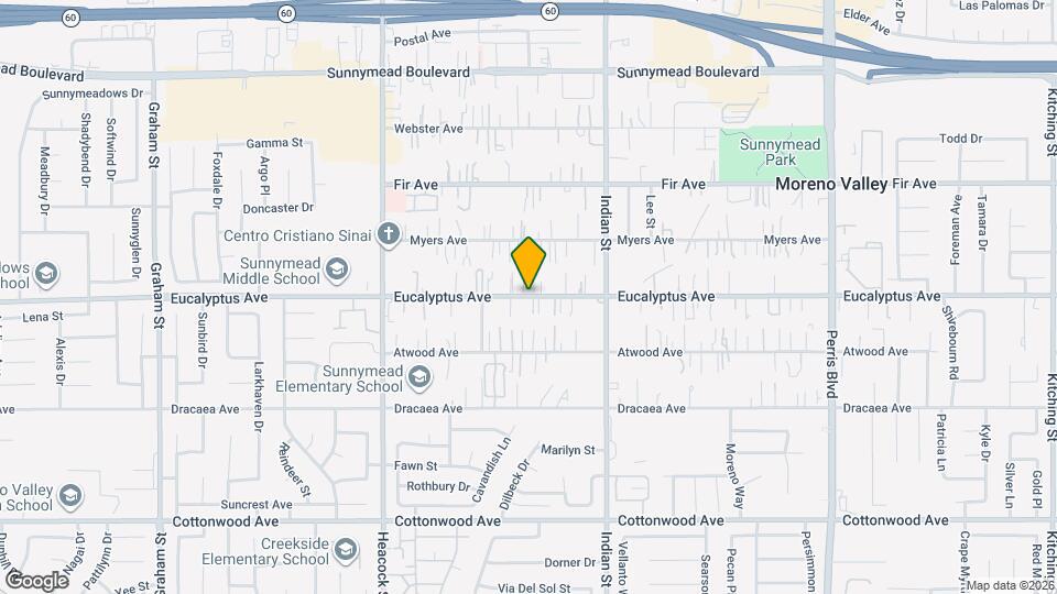24340 Eucalyptus Ave Map and Location Details