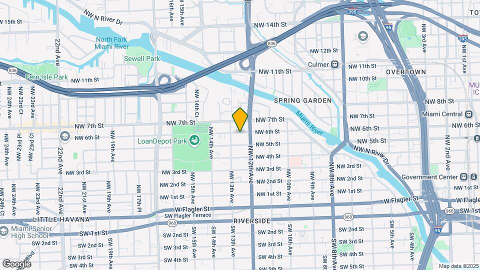 1246 NW 6th St Mapa y Detalles de la Ubicación
