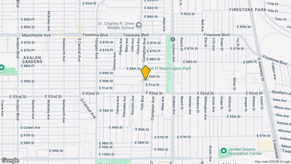 9018 S Compton Ave Map and Location Details