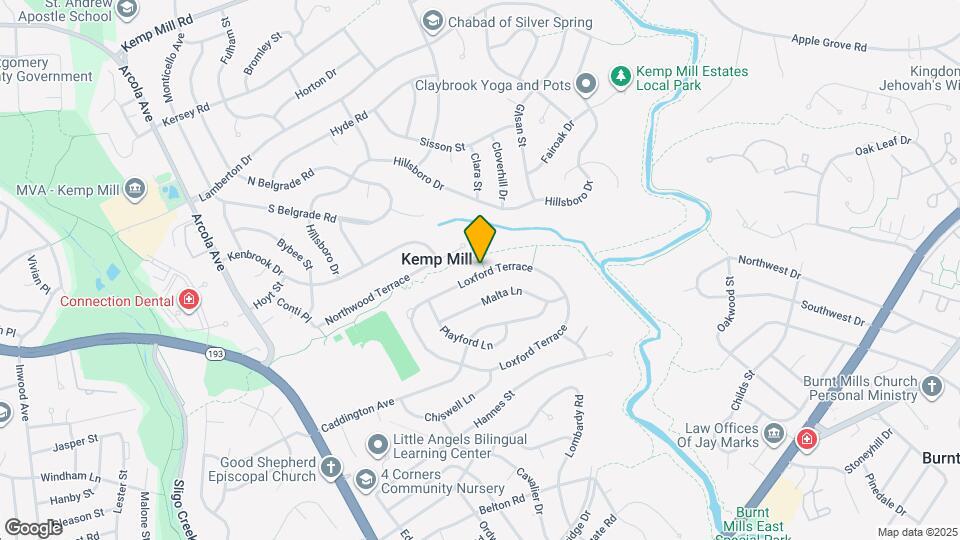 1001 Loxford Terrace Map and Location Details