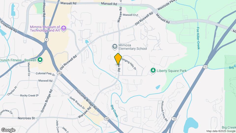 1310 Warsaw rd Mapa y Detalles de la Ubicación