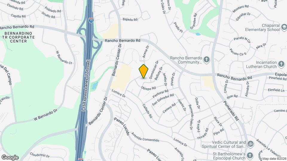 16798 Diego Dr Map and Location Details