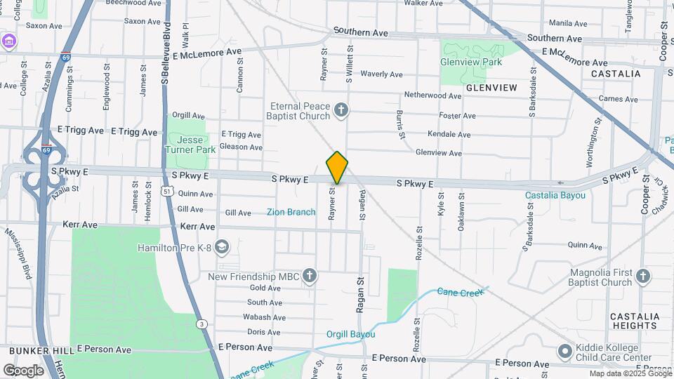 1374 Rayner St Map and Location Details