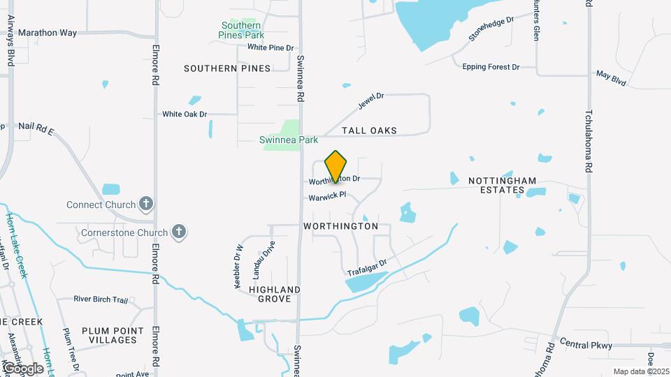 1116 Warwick Pl Map and Location Details