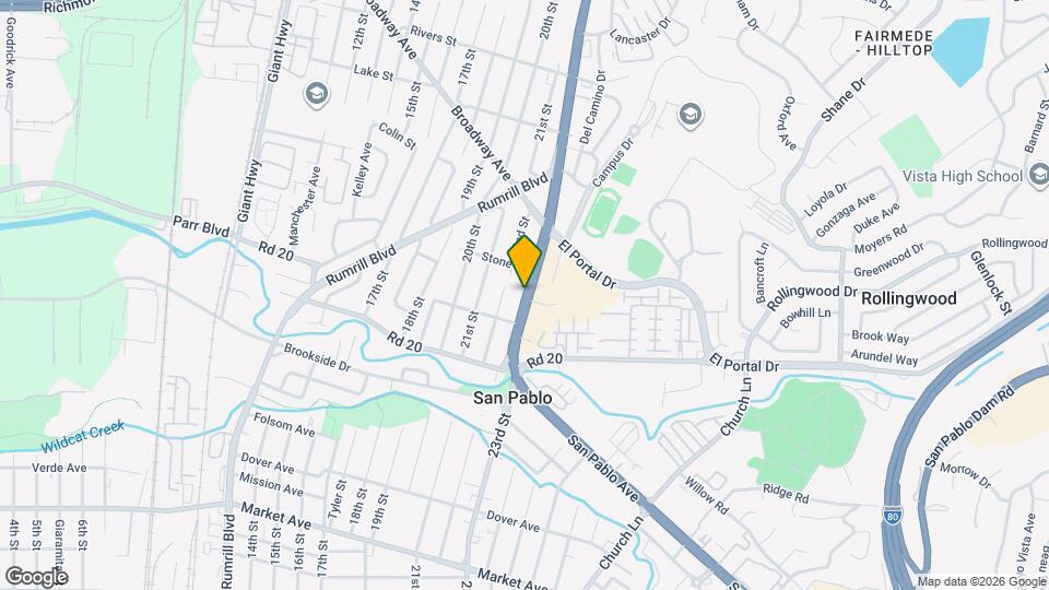 14349 San Pablo Ave Map and Location Details