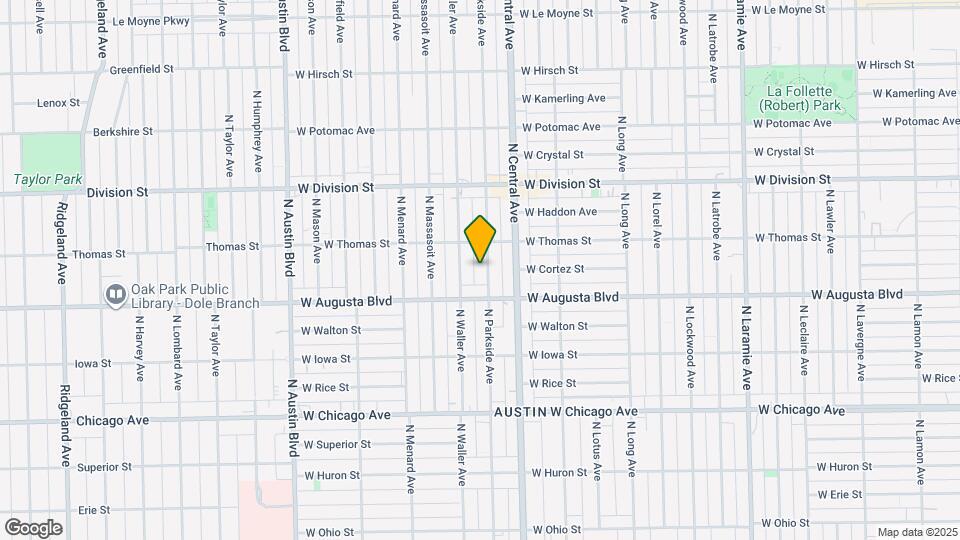 1030 N Parkside Ave, Unit 1R Map and Location Details