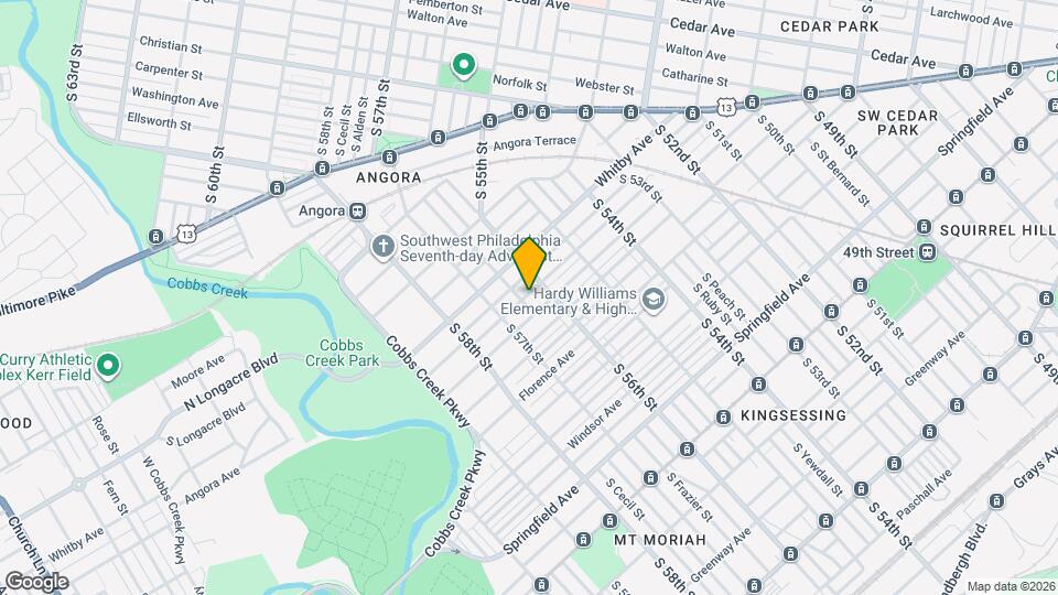 5624 Hadfield St Map and Location Details