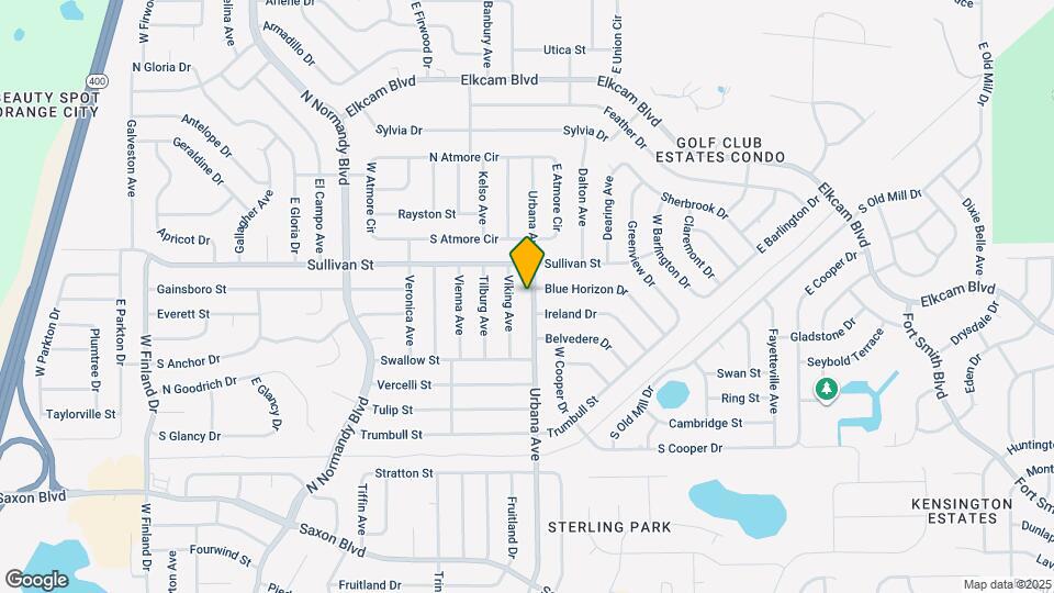 1954 Urbana Ave Map and Location Details