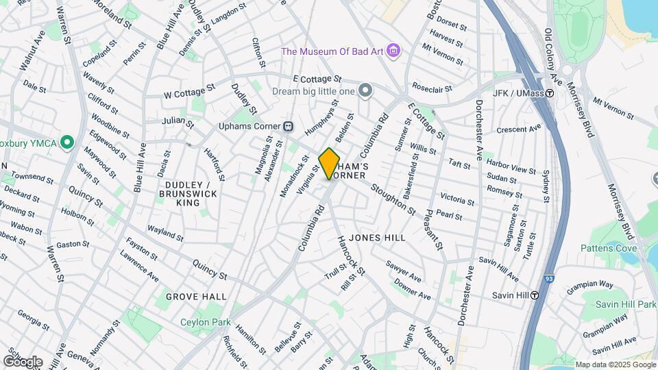 Columbia Hall Mapa y Detalles de la Ubicación