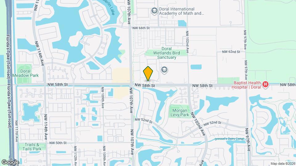5810 NW 104th Path Map and Location Details