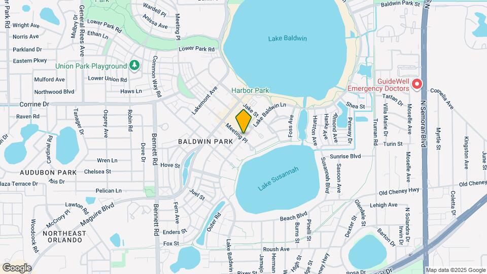 1400 Lake Baldwin Ln Map and Location Details