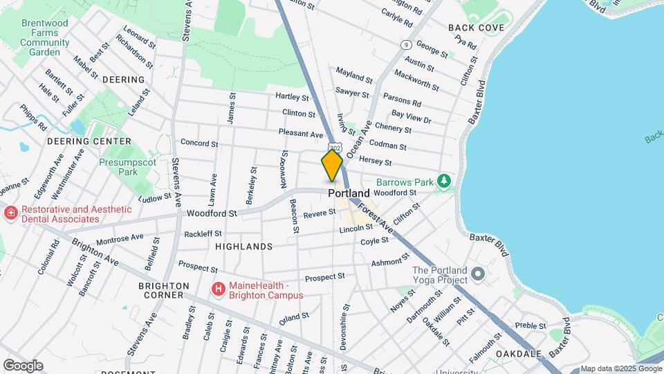 165 Woodford St Mapa y Detalles de la Ubicación