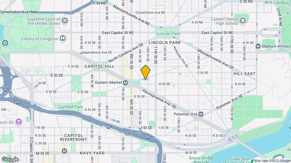 921 South Carolina Ave SE Map and Location Details