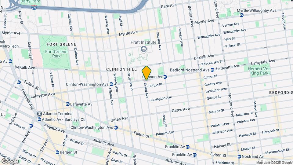 320 Lafayette Ave Mapa y Detalles de la Ubicación
