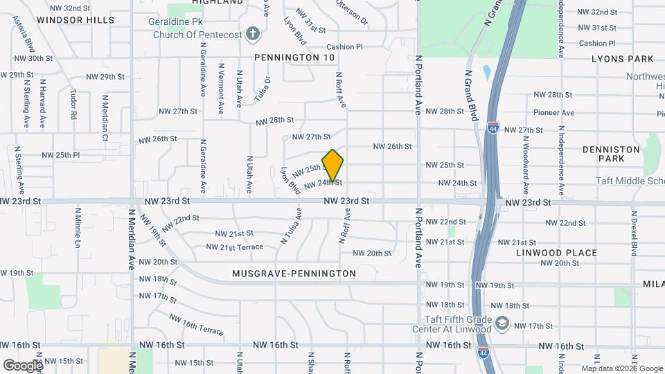 3916 NW 24th St Map and Location Details