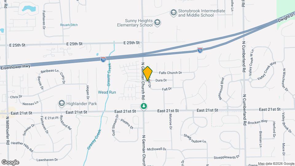 2238 Leaf Dr Map and Location Details