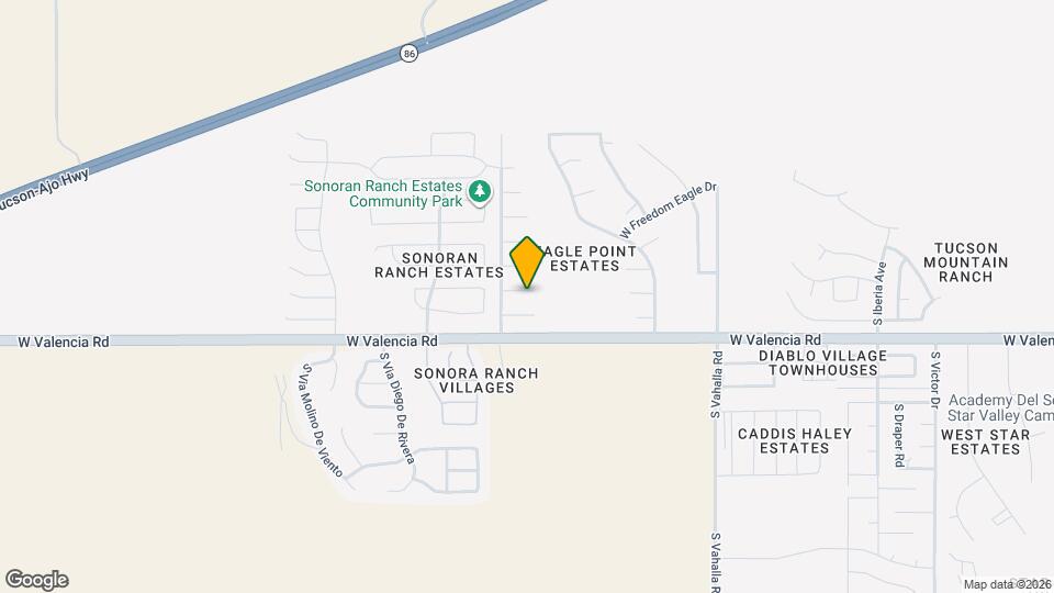 8143 W Eagle Heart Ct Mapa y Detalles de la Ubicación