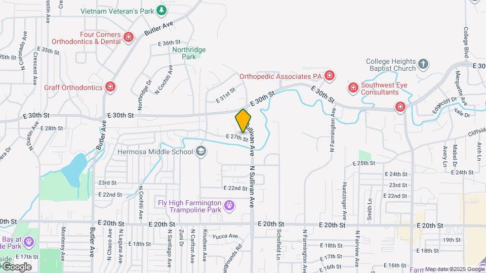 1704 E 27th St Map and Location Details