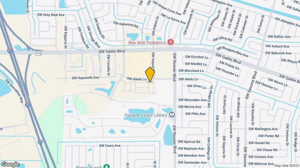 1717 SW Umbria St Map and Location Details