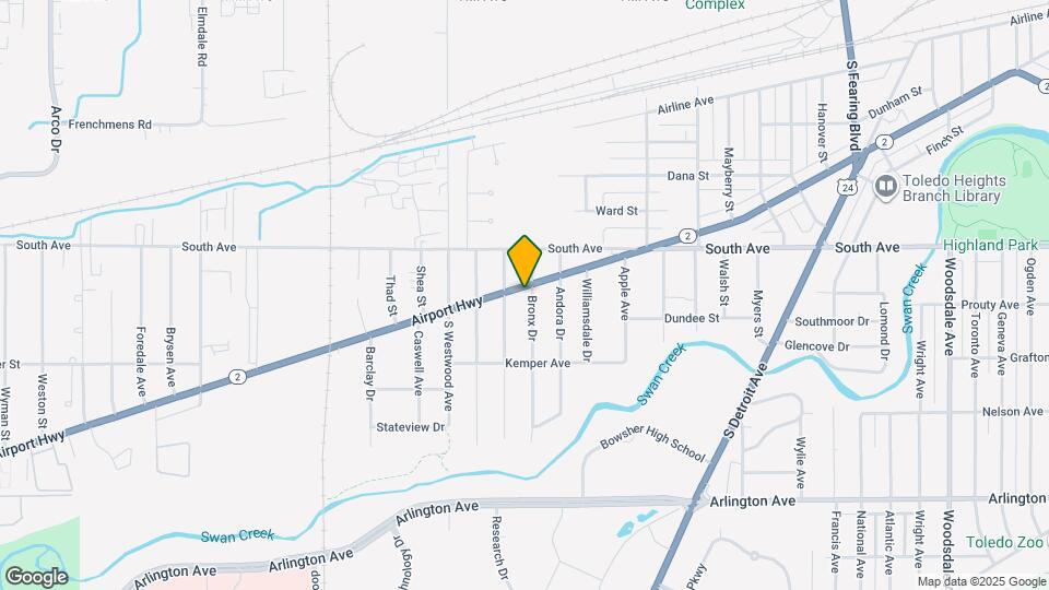 2441 Airport Map and Location Details